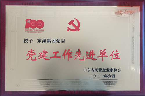 東海集團(tuán)黨委黨建工作先進(jìn)單位